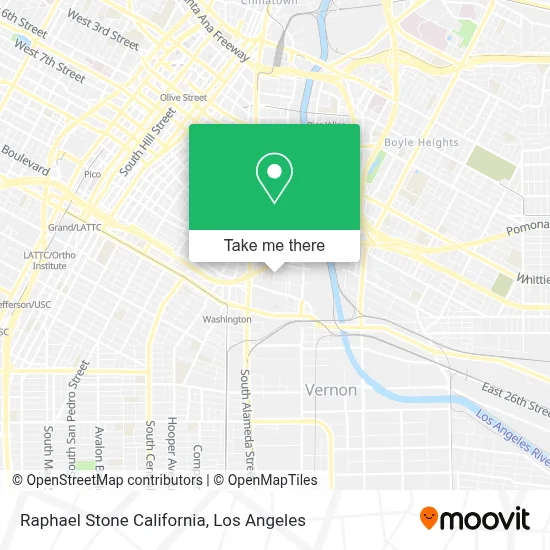 Raphael Stone California map