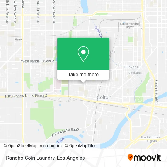 Rancho Coin Laundry map
