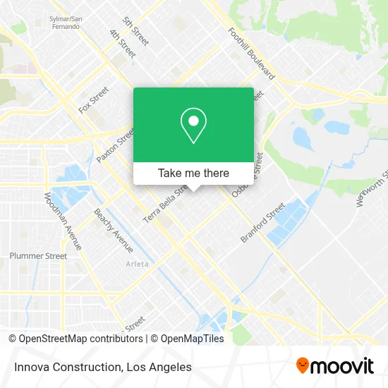 Innova Construction map
