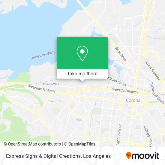 Express Signs & Digital Creations map