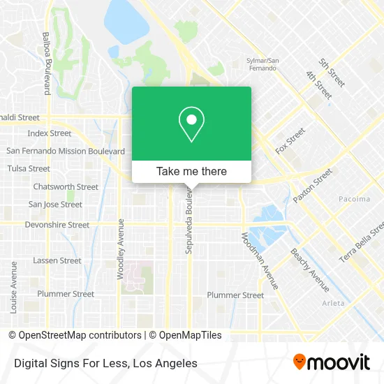 Digital Signs For Less map