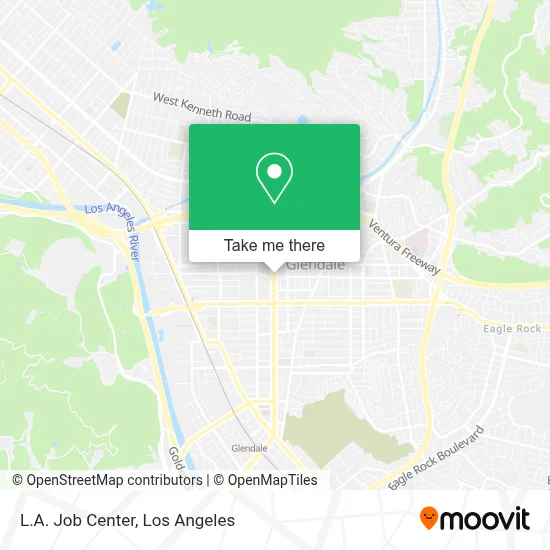 L.A. Job Center map