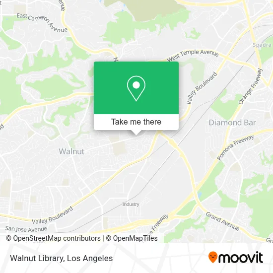 Walnut Library map