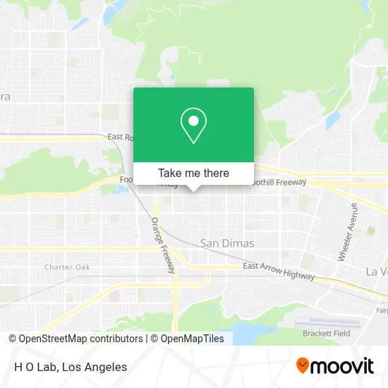 H O Lab map