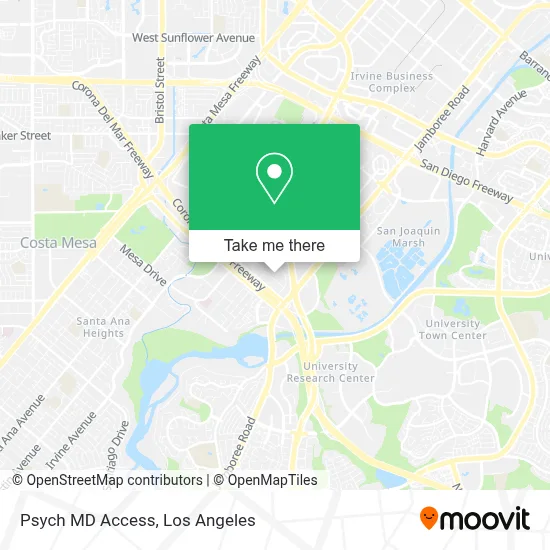 Psych MD Access map