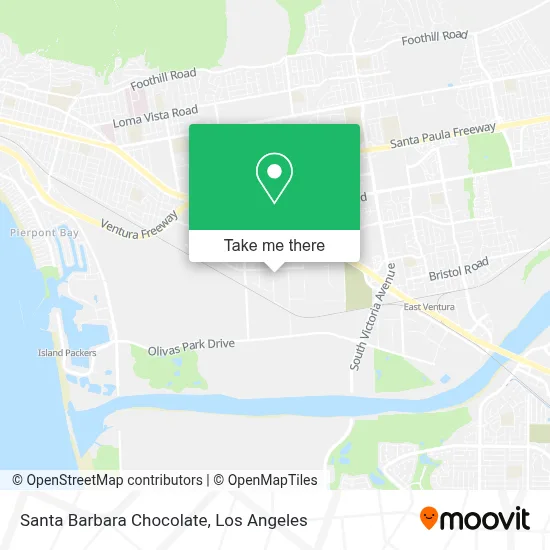 Santa Barbara Chocolate map