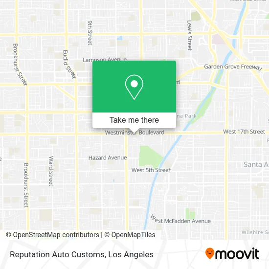 Reputation Auto Customs map