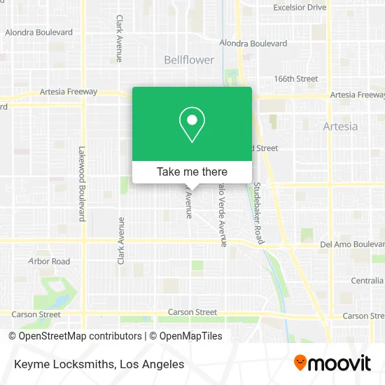 Keyme Locksmiths map