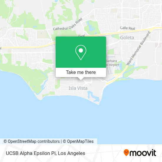 UCSB Alpha Epsilon Pi map