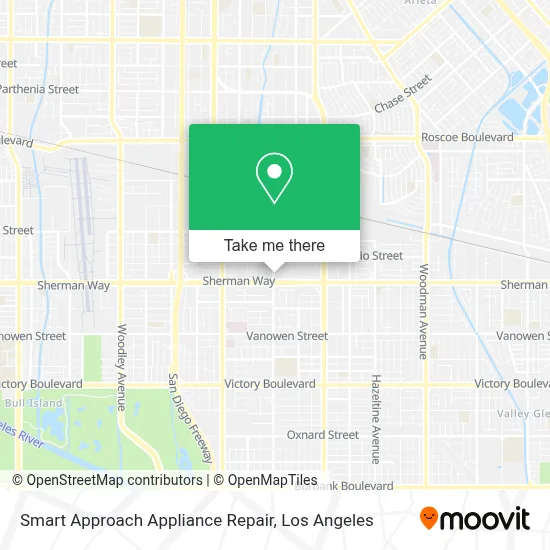 Smart Approach Appliance Repair map
