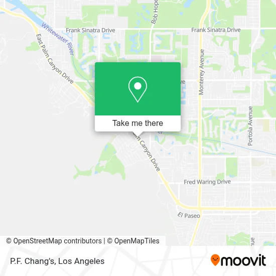 P.F. Chang's map