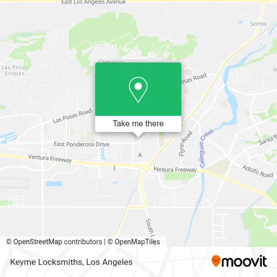 Keyme Locksmiths map