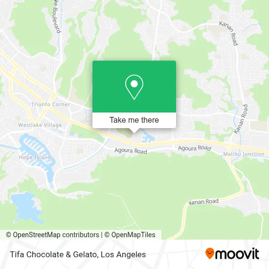Tifa Chocolate & Gelato map
