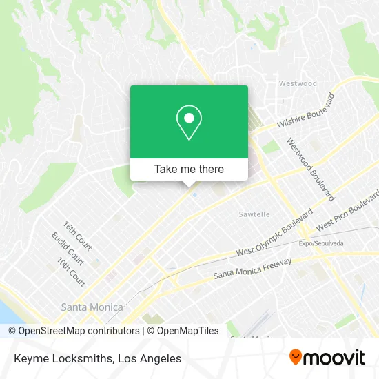 Keyme Locksmiths map