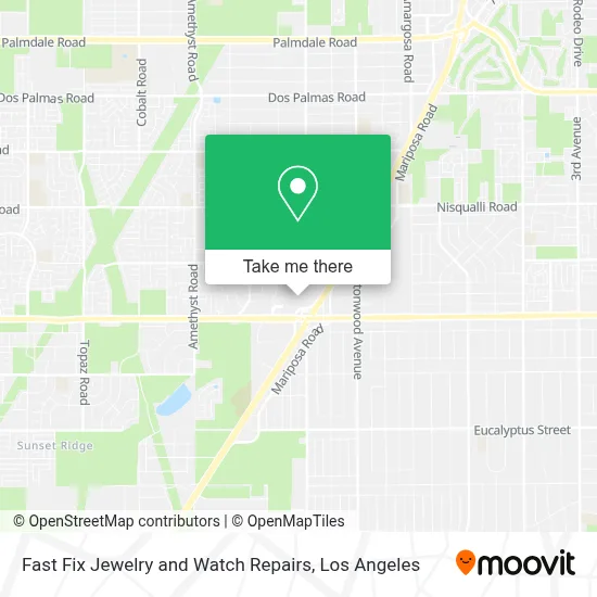 Fast Fix Jewelry and Watch Repairs map