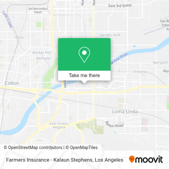Farmers Insurance - Kalaun Stephens map