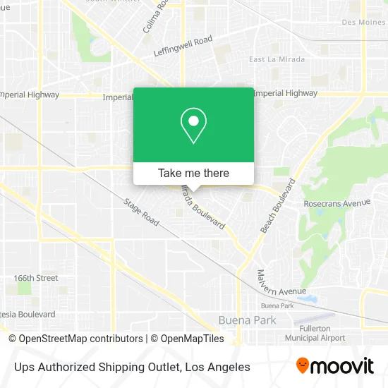 Ups Authorized Shipping Outlet map