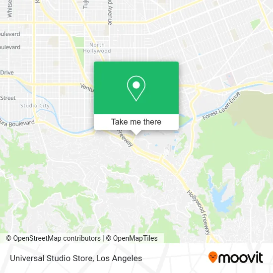 Universal Studio Store map