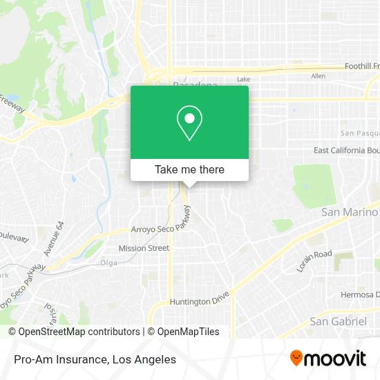 Pro-Am Insurance map