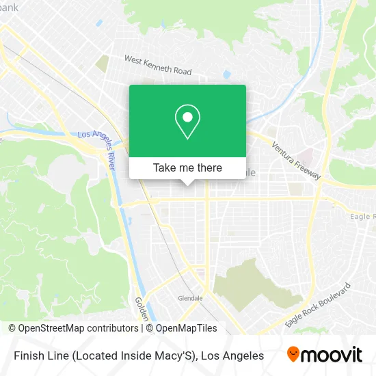 Finish Line (Located Inside Macy'S) map