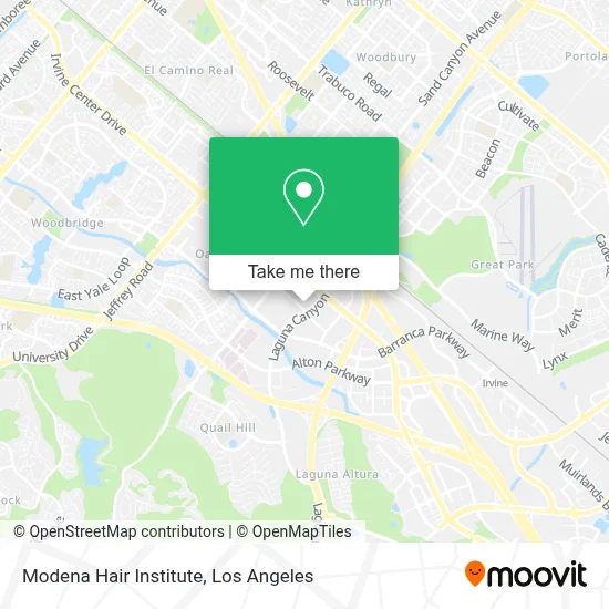 Modena Hair Institute map