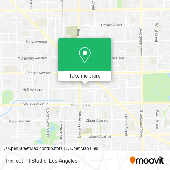 Perfect Fit Studio map