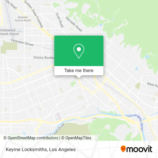 Keyme Locksmiths map