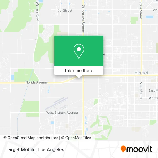 Target Mobile map