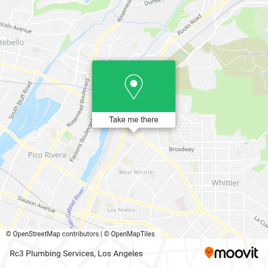 Rc3 Plumbing Services map