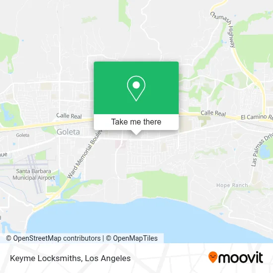 Keyme Locksmiths map