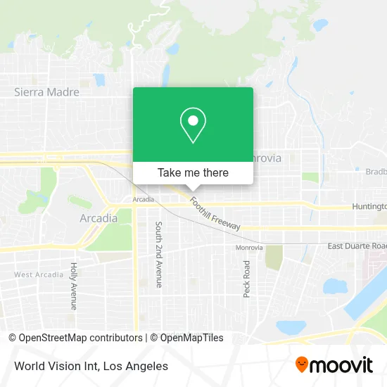 World Vision Int map