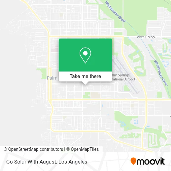 Go Solar With August map