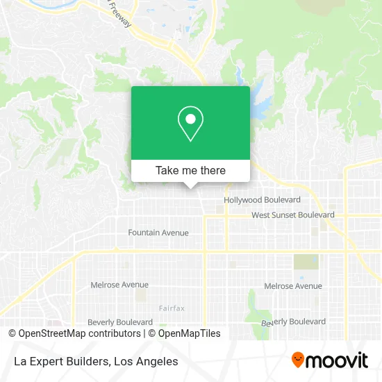 La Expert Builders map