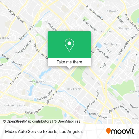 Midas Auto Service Experts map