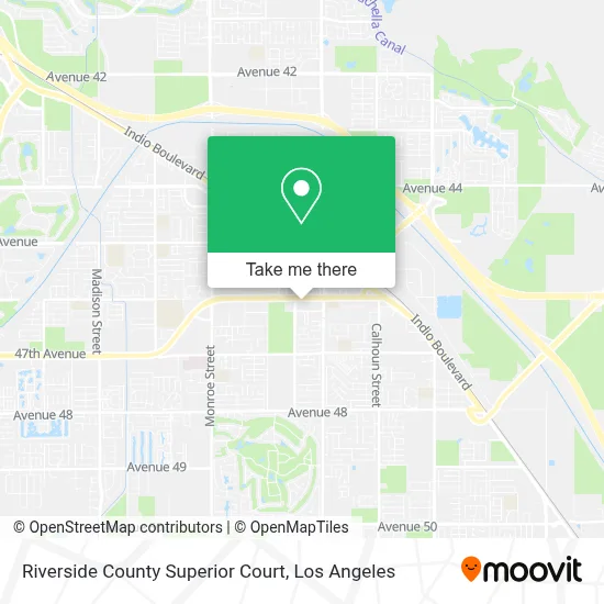 Riverside County Superior Court map