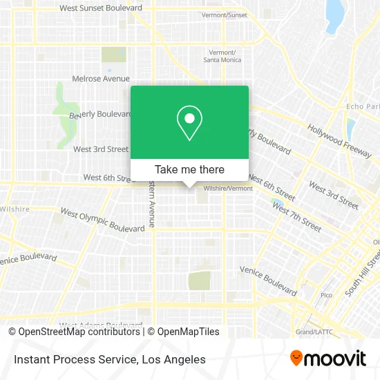Instant Process Service map