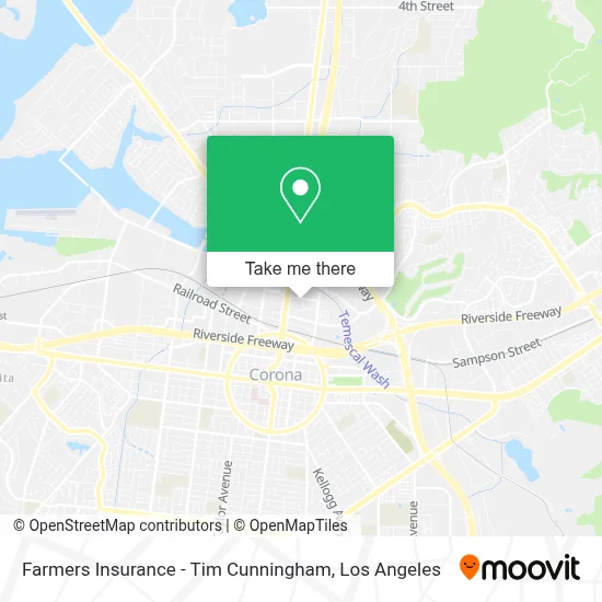 Farmers Insurance - Tim Cunningham map