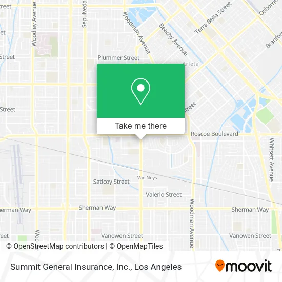 Summit General Insurance, Inc. map