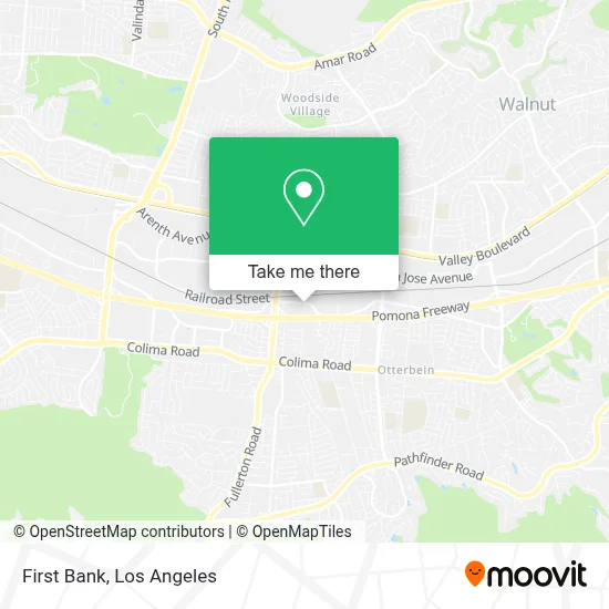 First Bank map