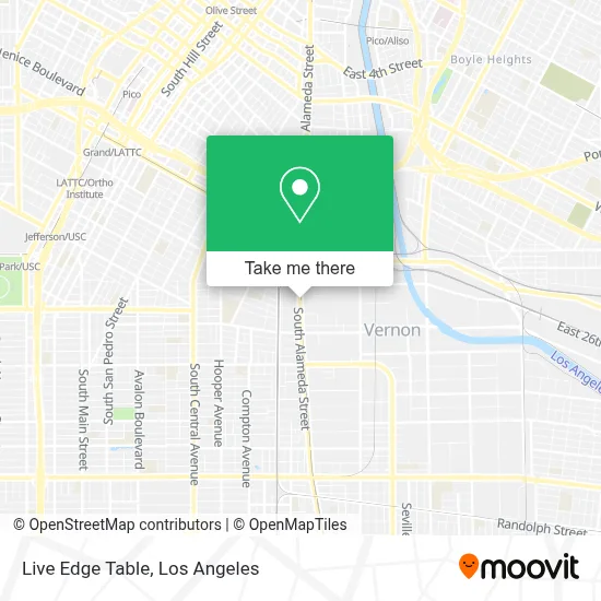 Live Edge Table map