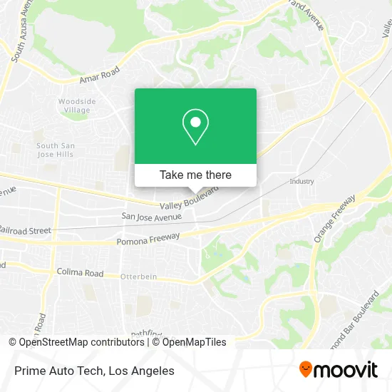 Prime Auto Tech map