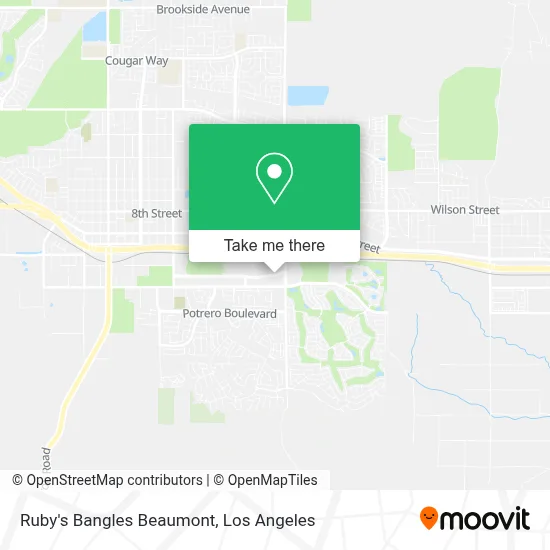 Ruby's Bangles Beaumont map