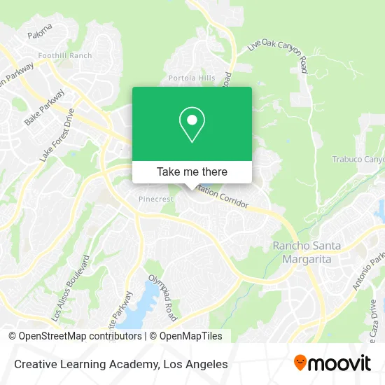 Creative Learning Academy map
