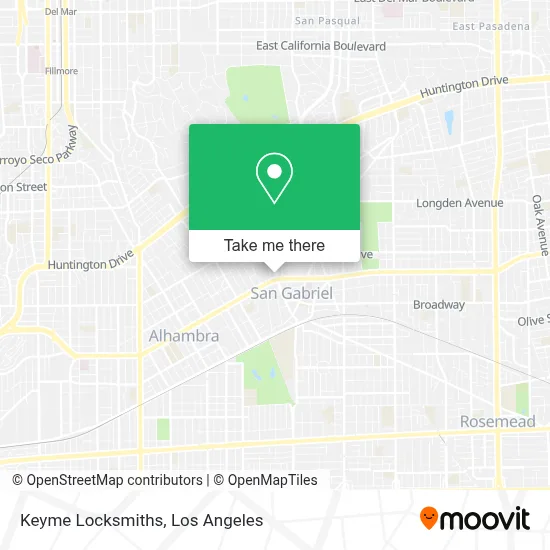 Keyme Locksmiths map