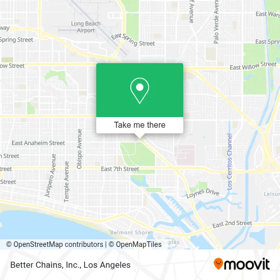 Better Chains, Inc. map