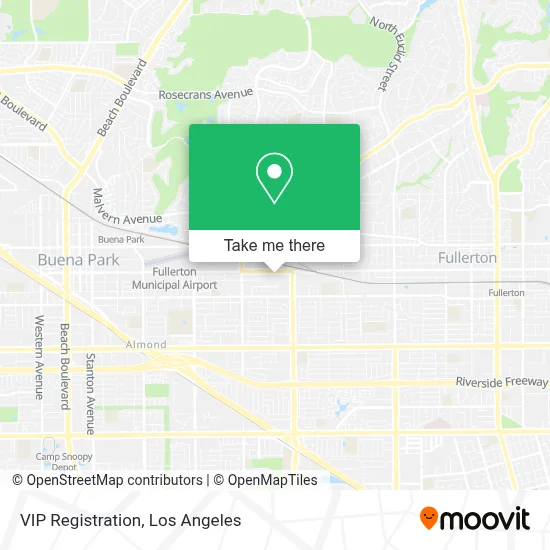 VIP Registration map
