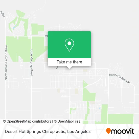 Desert Hot Springs Chiropractic map