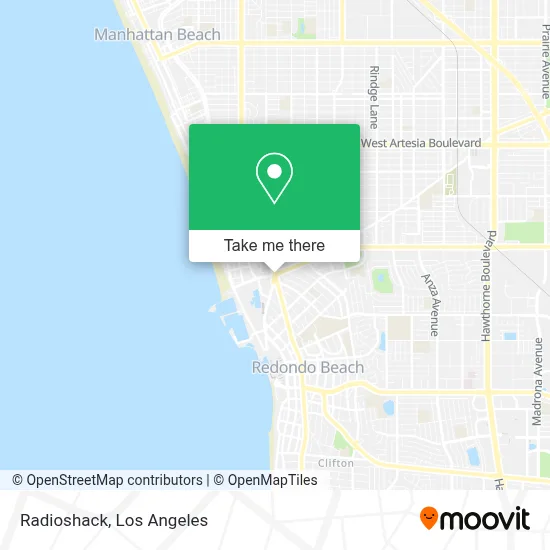 Radioshack map