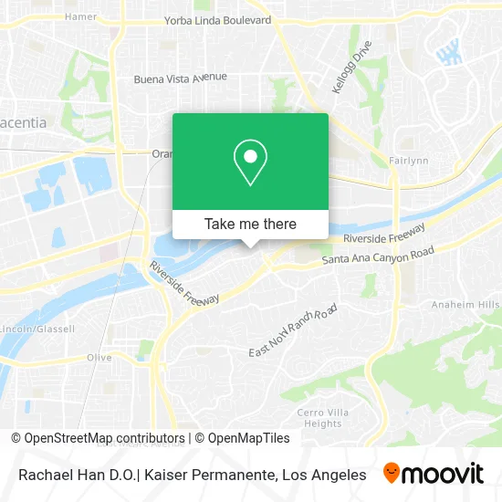 Rachael Han D.O.| Kaiser Permanente map