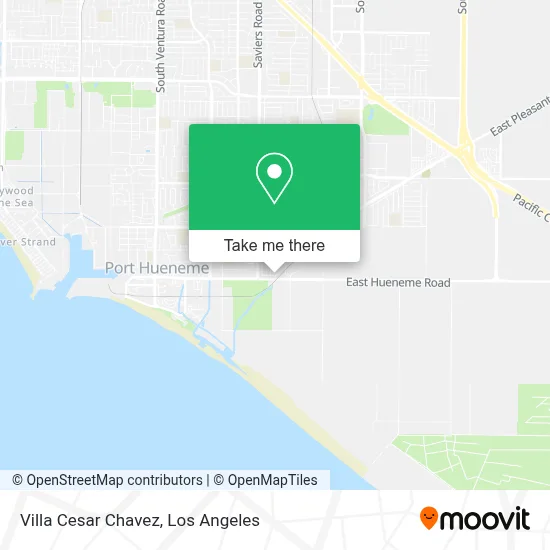 Villa Cesar Chavez map